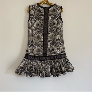 Trish Scully Child Satin Trimmed Dress